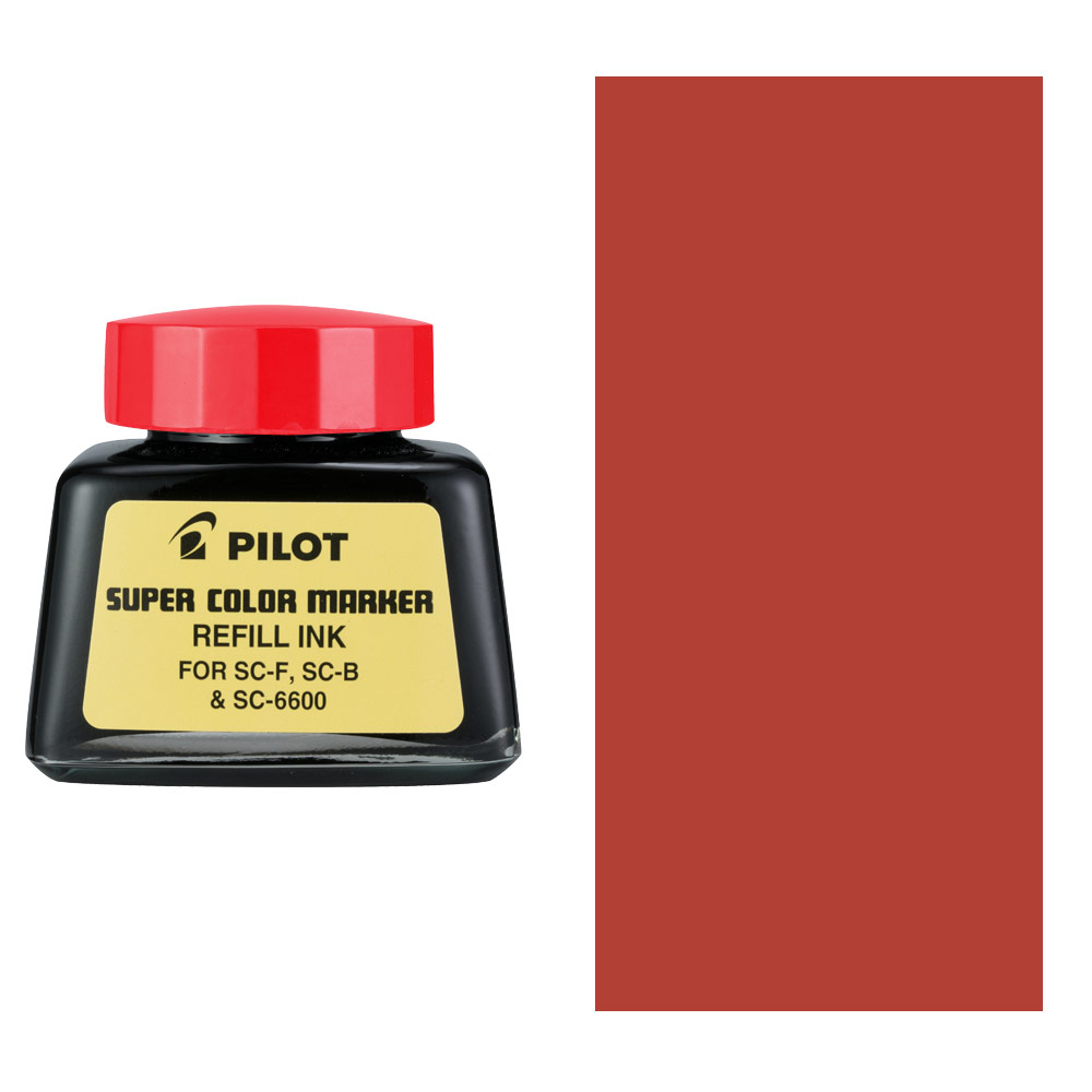Pilot Super Color Permanent Marker Ink Refill 30ml Red