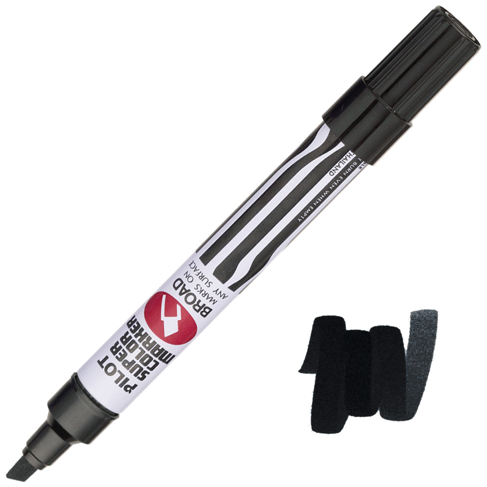 Pilot Super Color Marker Broad Black