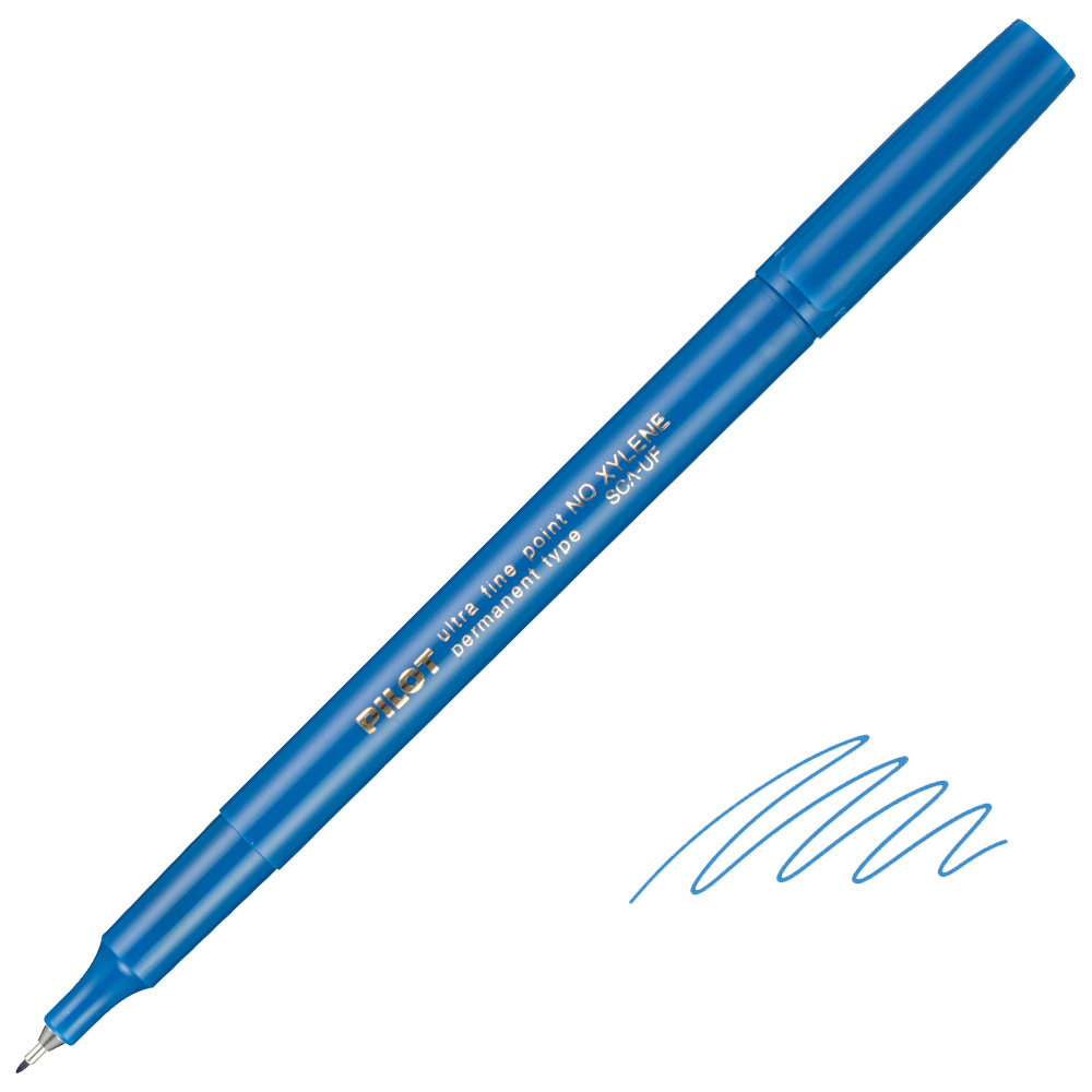 Pilot Extra-Fine Point Permanent Marker Blue