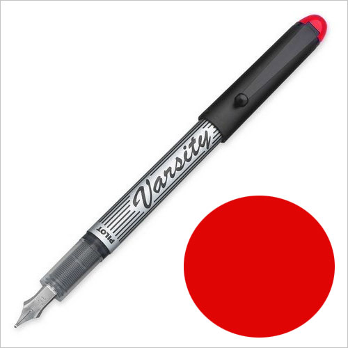 VARSITY Disposable Fountain Pen - Red