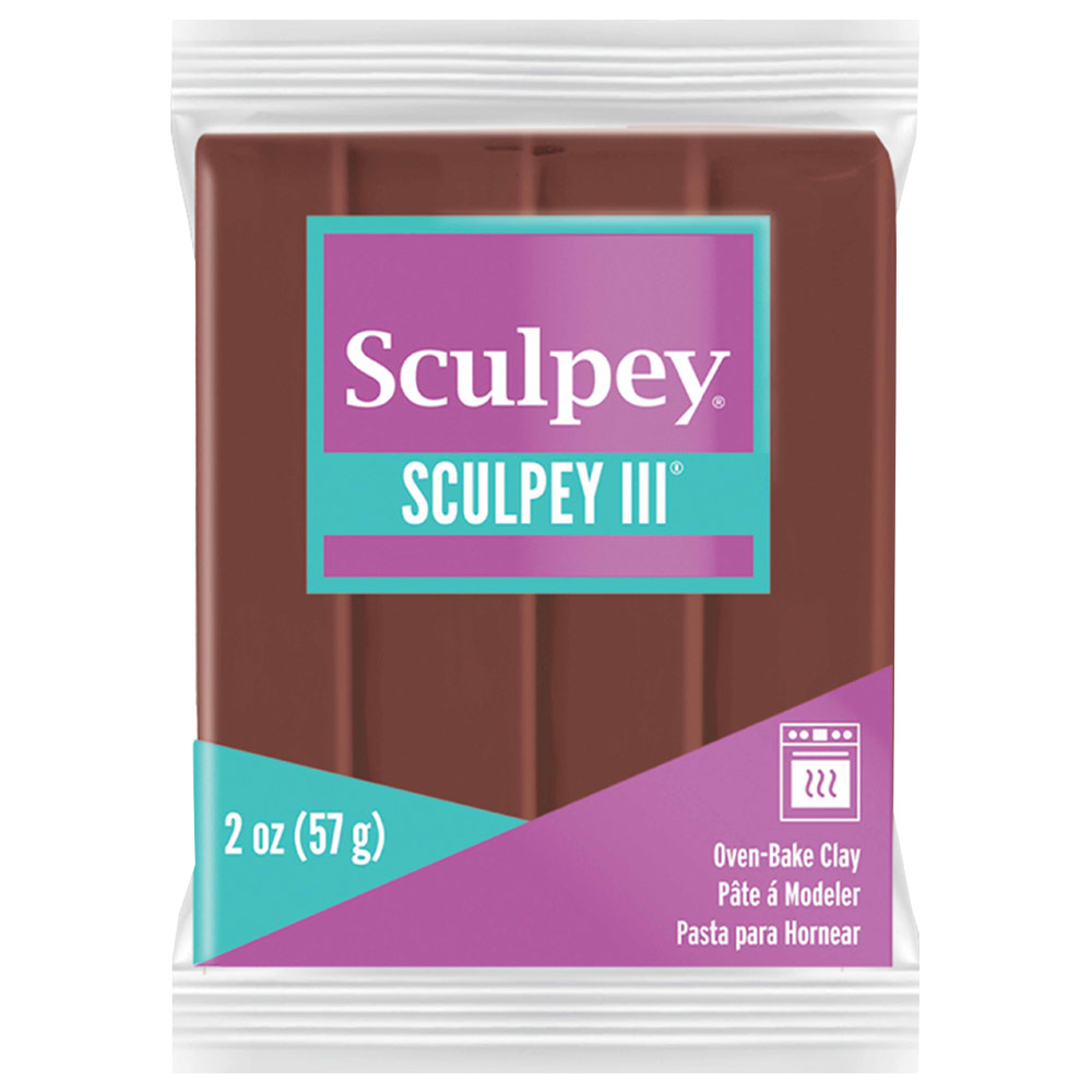 Sculpey Sculpey III Oven-Bake Polymer Clay 2oz Chocolate 053