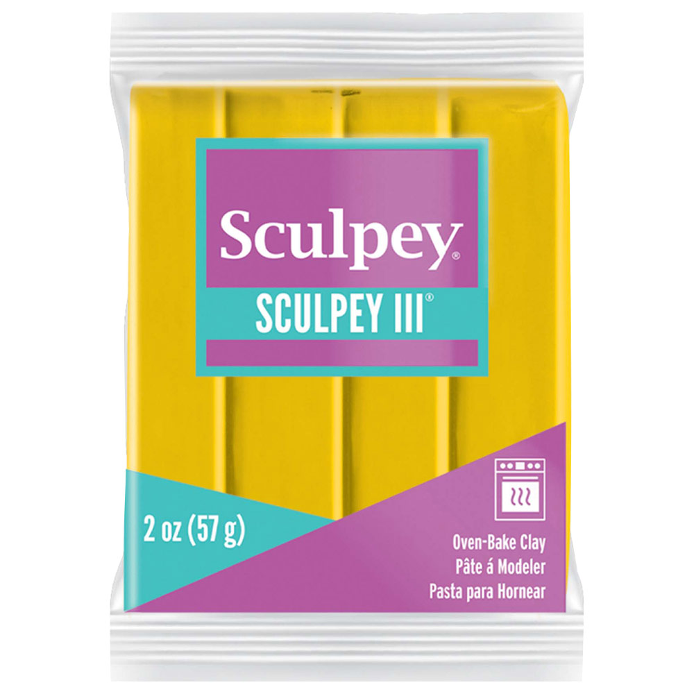 Sculpey Sculpey III Oven-Bake Polymer Clay 2oz Yellow 072