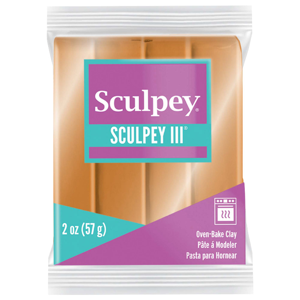 Sculpey Sculpey III Oven-Bake Polymer Clay 2oz Gold 1086