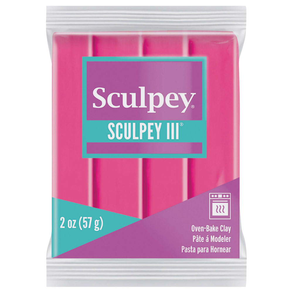 Sculpey Sculpey III Oven-Bake Polymer Clay 2oz Candy Pink 1142