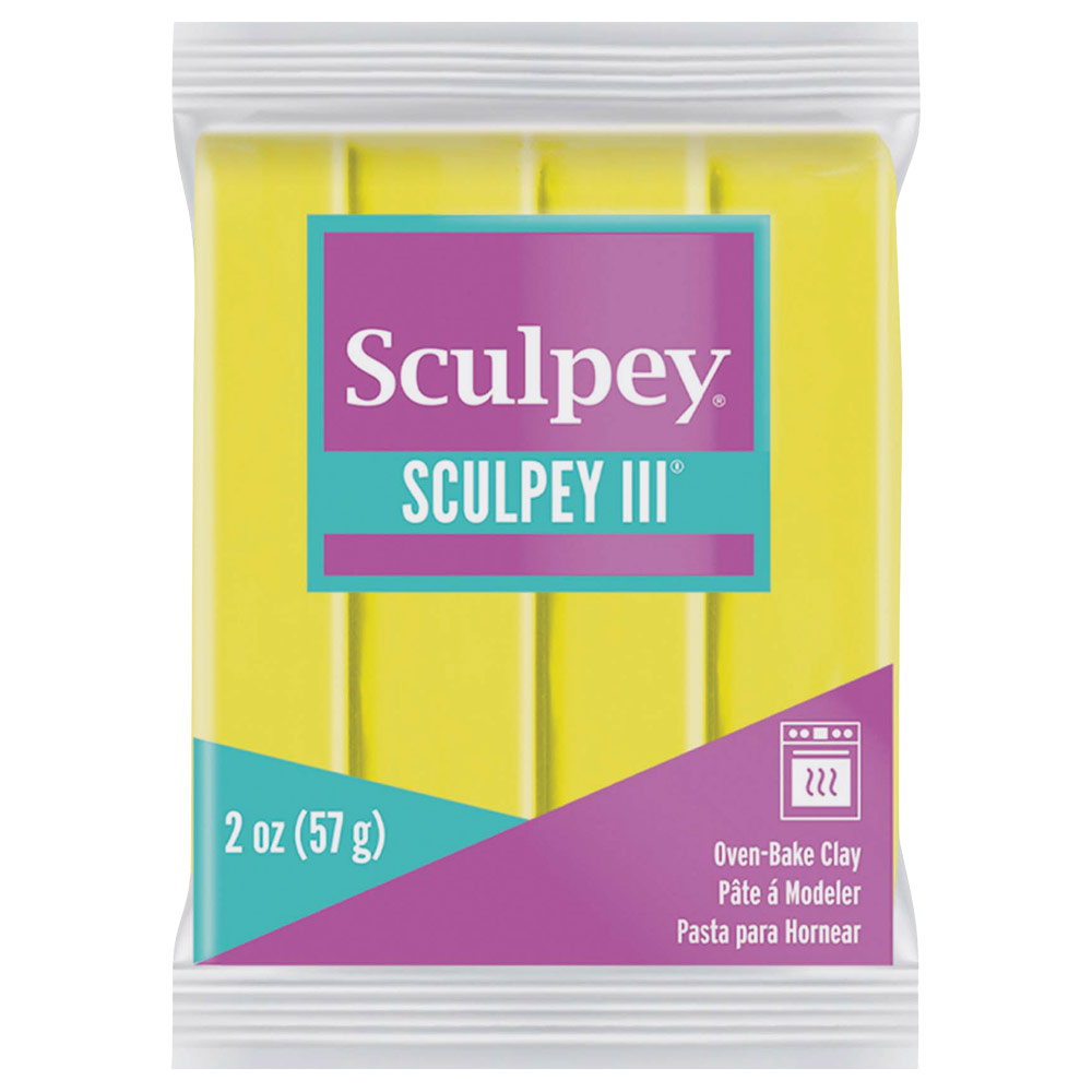 Sculpey Sculpey III Oven-Bake Polymer Clay 2oz Lemonade 1150