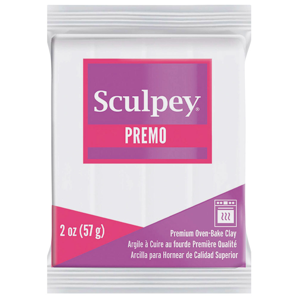 Sculpey Premo Polymer Oven-Baked Clay 2oz White 5001