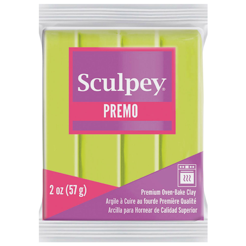 Sculpey Premo Polymer Oven-Baked Clay 2oz Wasabi 5022