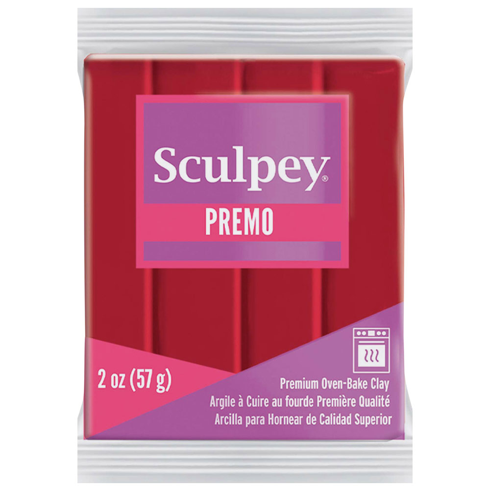 Sculpey Premo Polymer Oven-Baked Clay 2oz Pomegranate 5026
