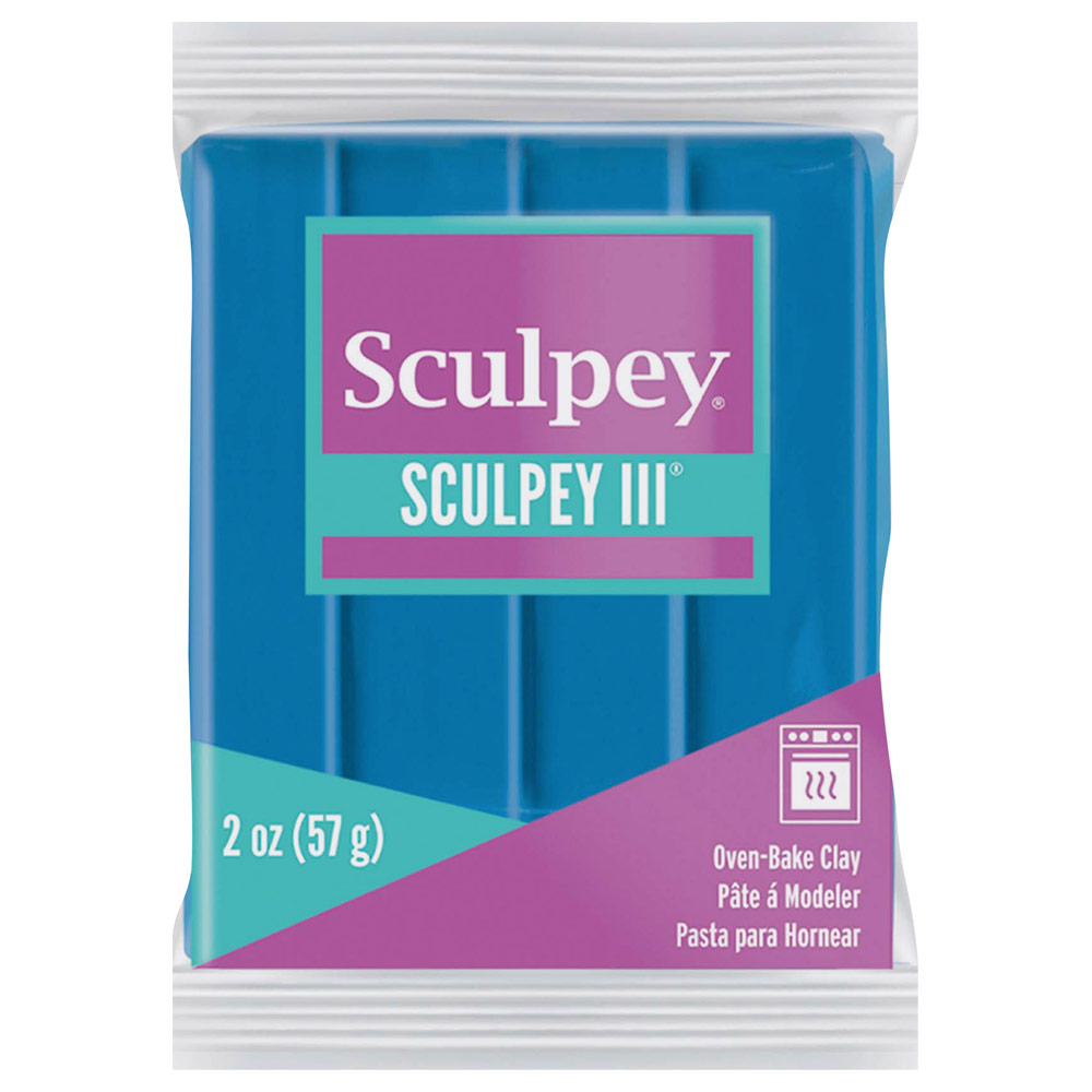 Sculpey Sculpey III Oven-Bake Polymer Clay 2oz Turquoise 505