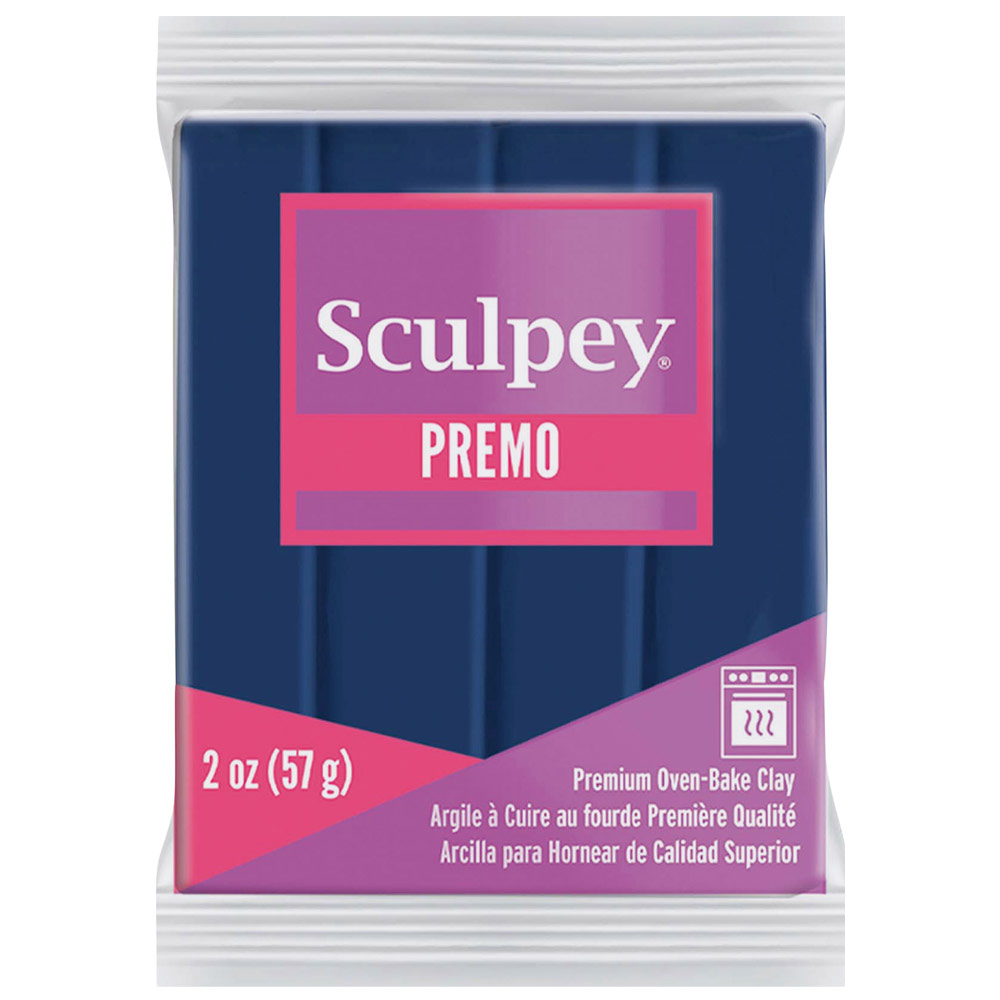 Sculpey Premo Polymer Oven-Baked Clay 2oz Navy 5050