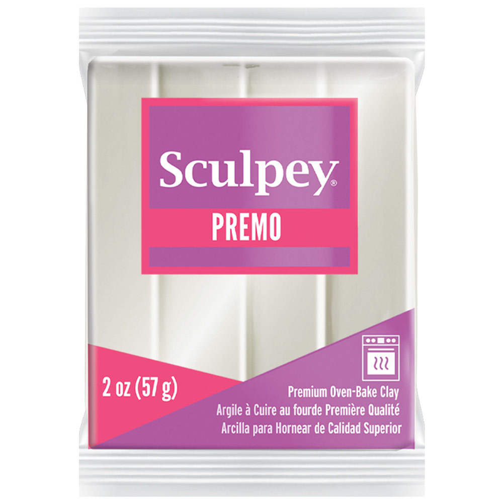 Sculpey Premo Polymer Oven-Baked Clay 2oz Pearl 5101
