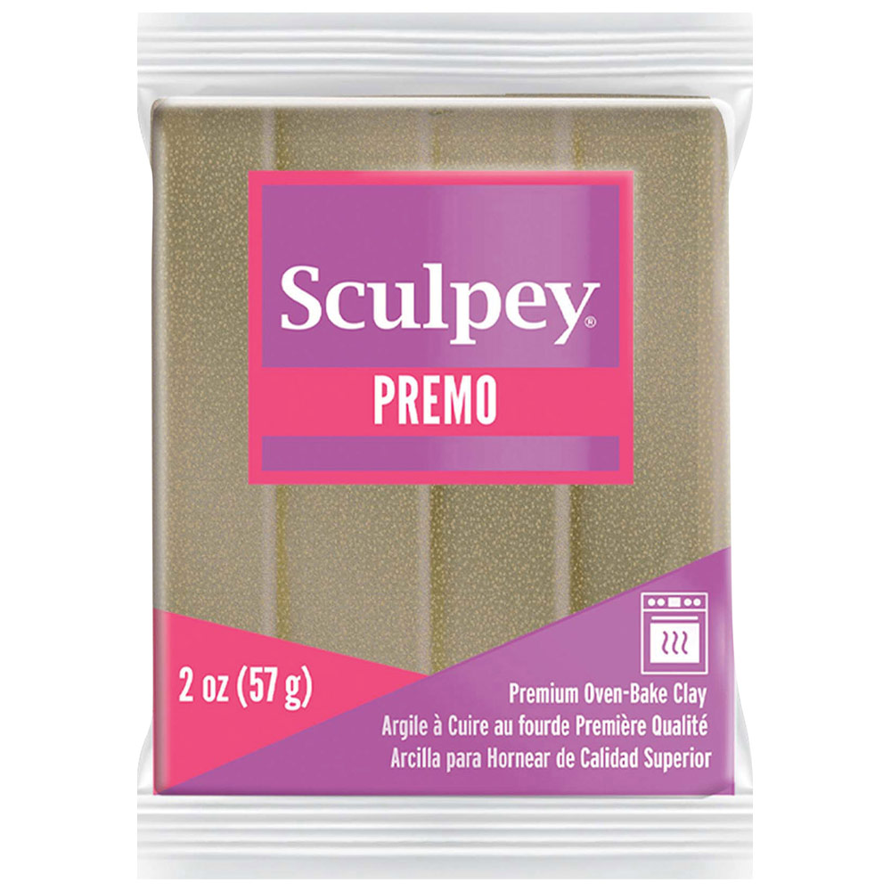 Sculpey Premo Polymer Oven-Baked Clay 2oz Yellow Gold 5147