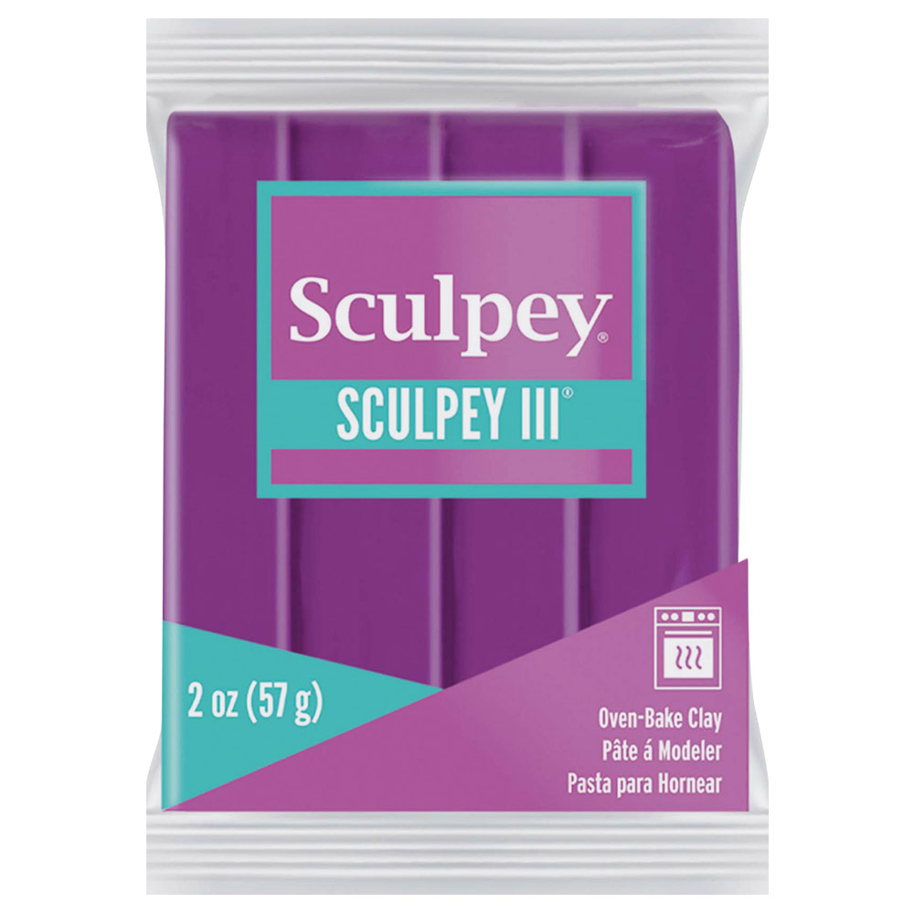 Sculpey Sculpey III Oven-Bake Polymer Clay 2oz Violet 515