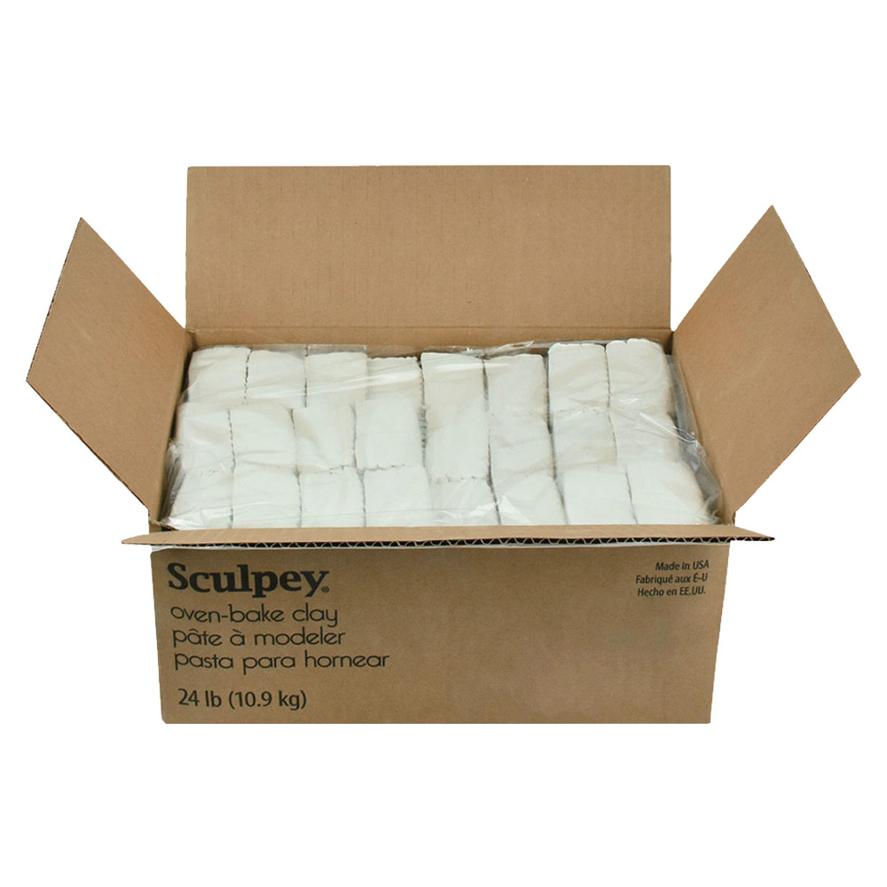 Sculpey Original Sculpey Oven-Baked Polymer Clay 24lb White