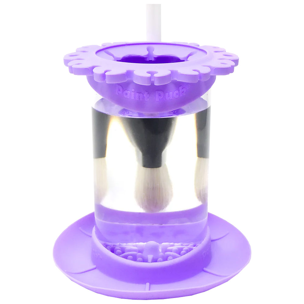 Paint Puck Brush Cleaner Ultimate Rinse Cup Lavender Large