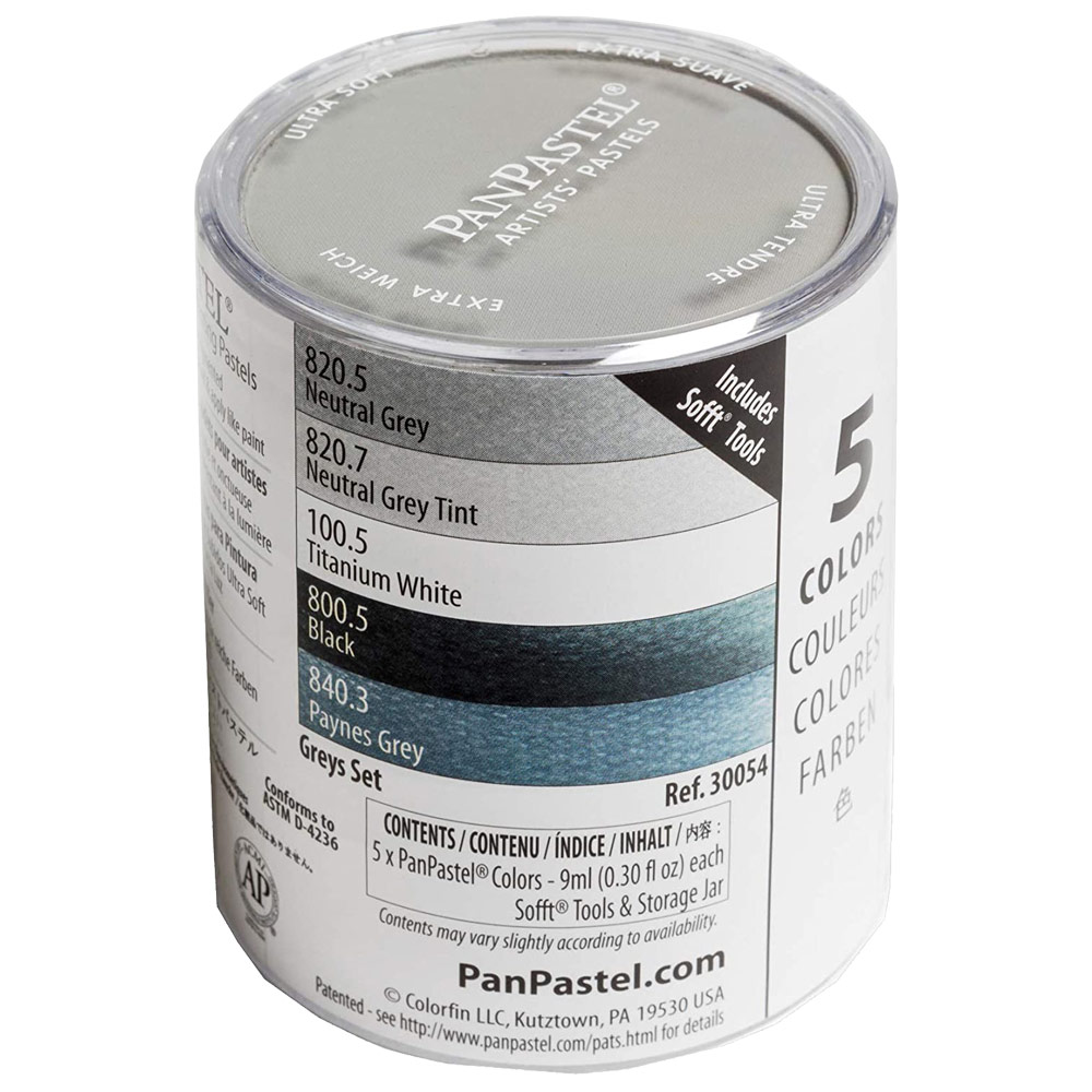 PanPastel Artists' Painting Pastel 5 Set Greys