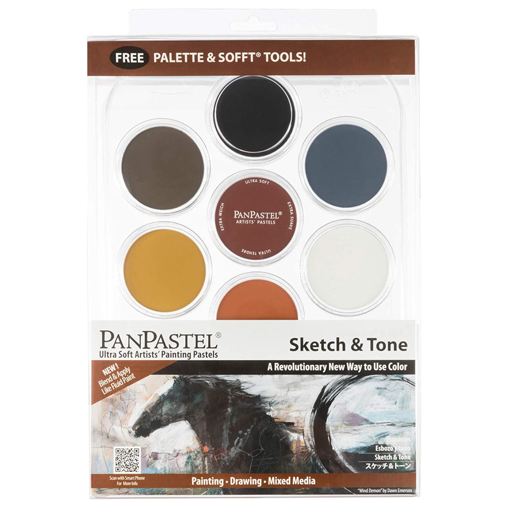 PanPastel Artists' Painting Pastel 7 Set Grime & Soot
