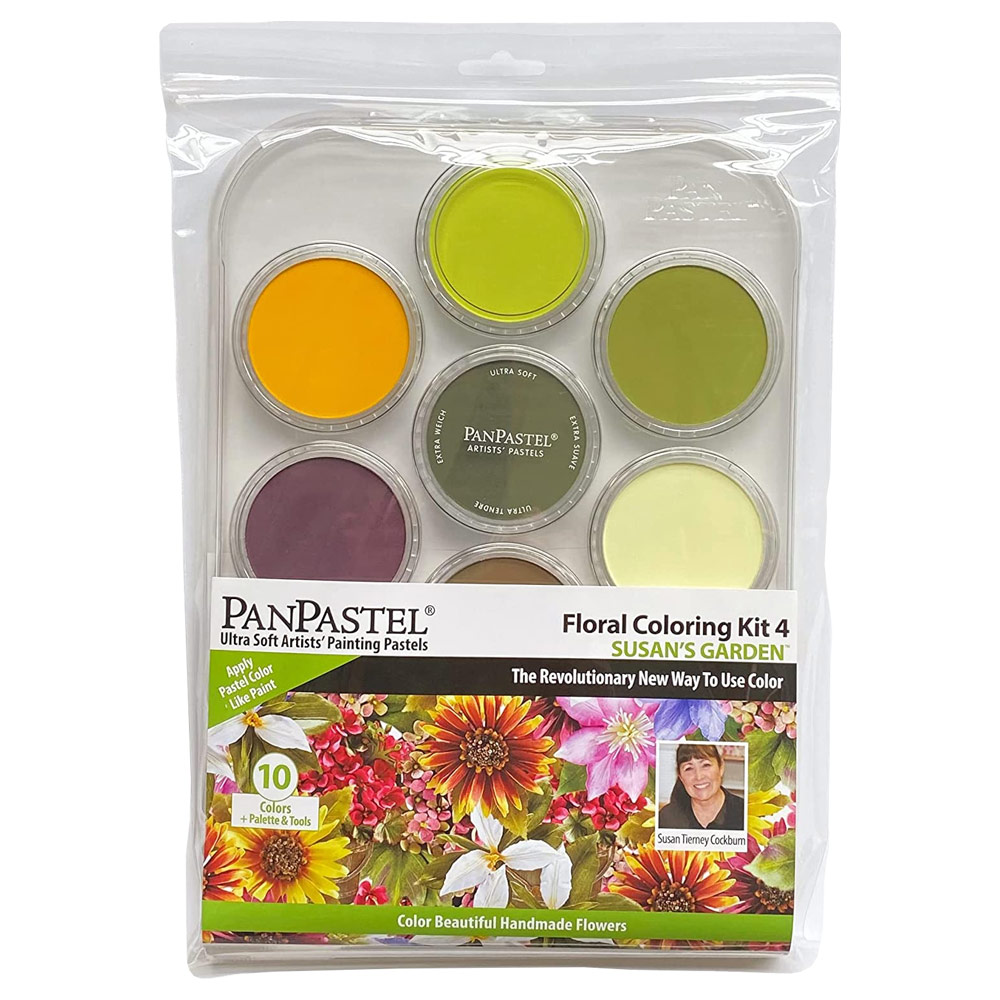 PanPastel Artists' Painting Pastel 10 Set Susan's Garden Flower Coloring #4