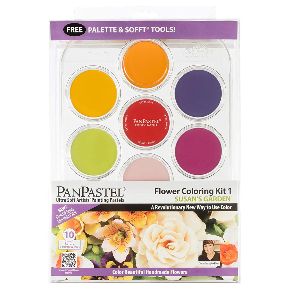 PanPastel Artists' Painting Pastel 10 Set Susan's Garden Flower Coloring #1