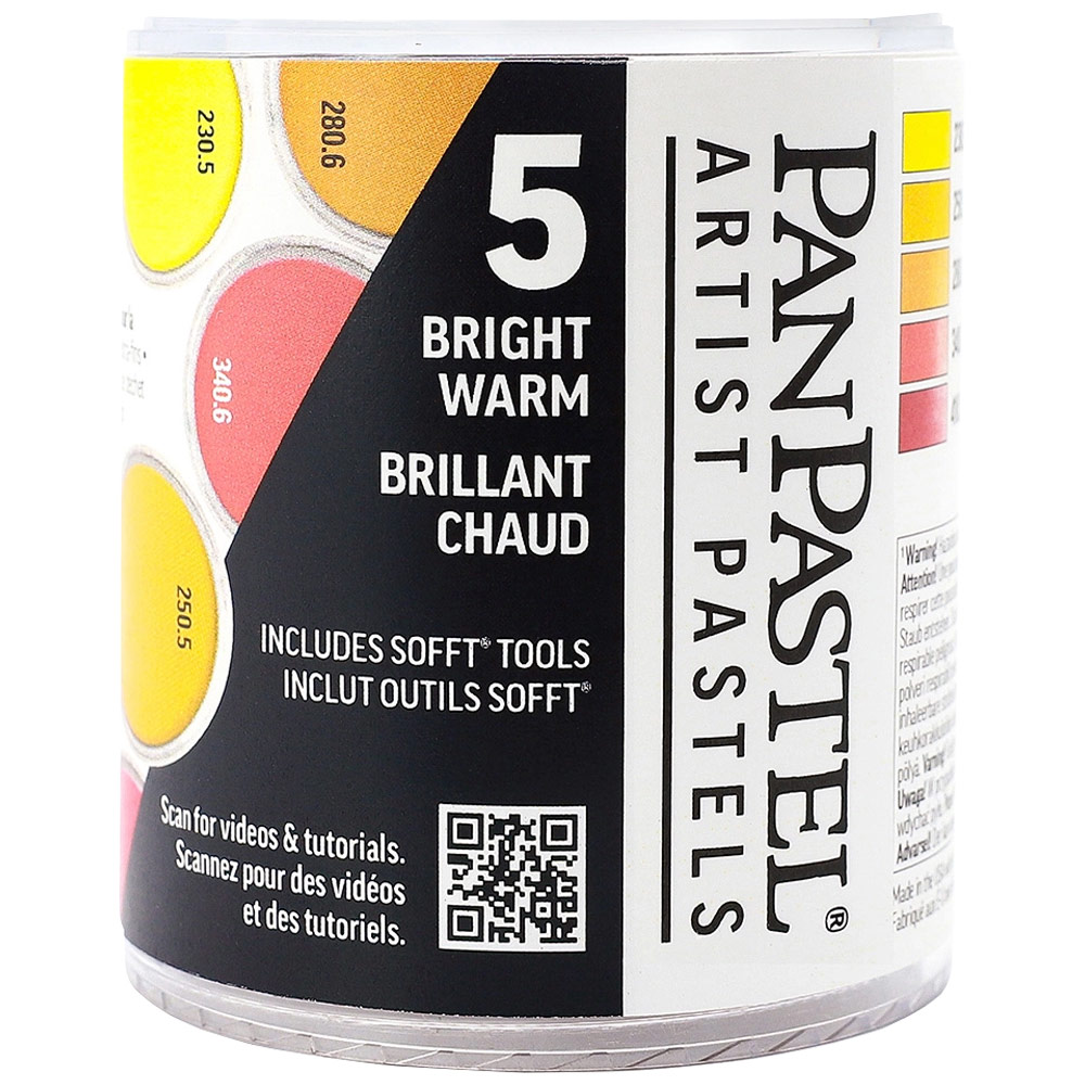 PanPastel Artists' Painting Pastel 5 Set Bright Warm