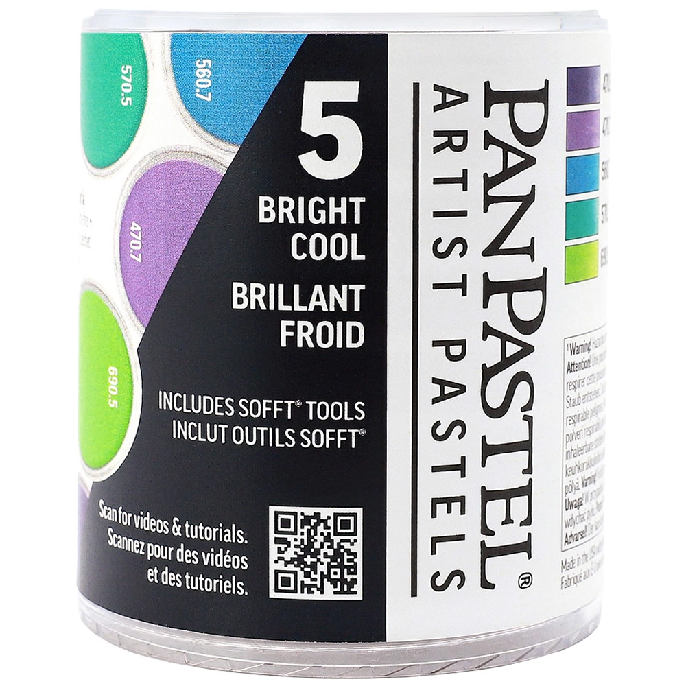 PanPastel Artists' Painting Pastel 5 Set Bright Cool