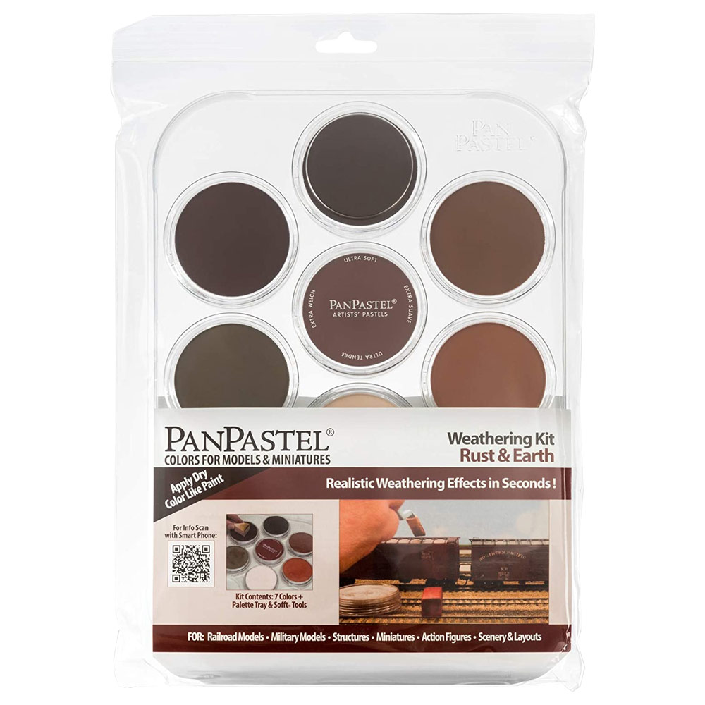 PanPastel Artists' Painting Pastel 7 Set Weathering Rust & Earth