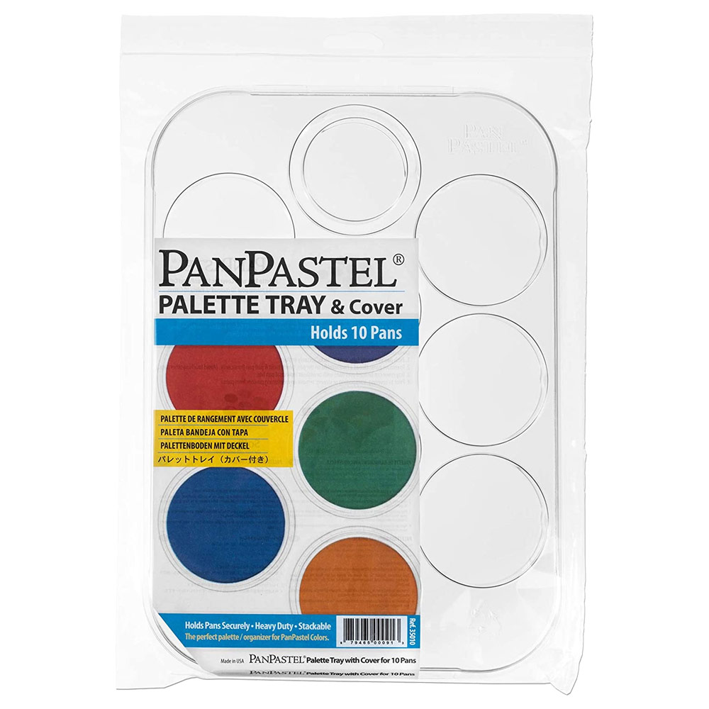 PanPastel 10 Color Palette Tray with Cover