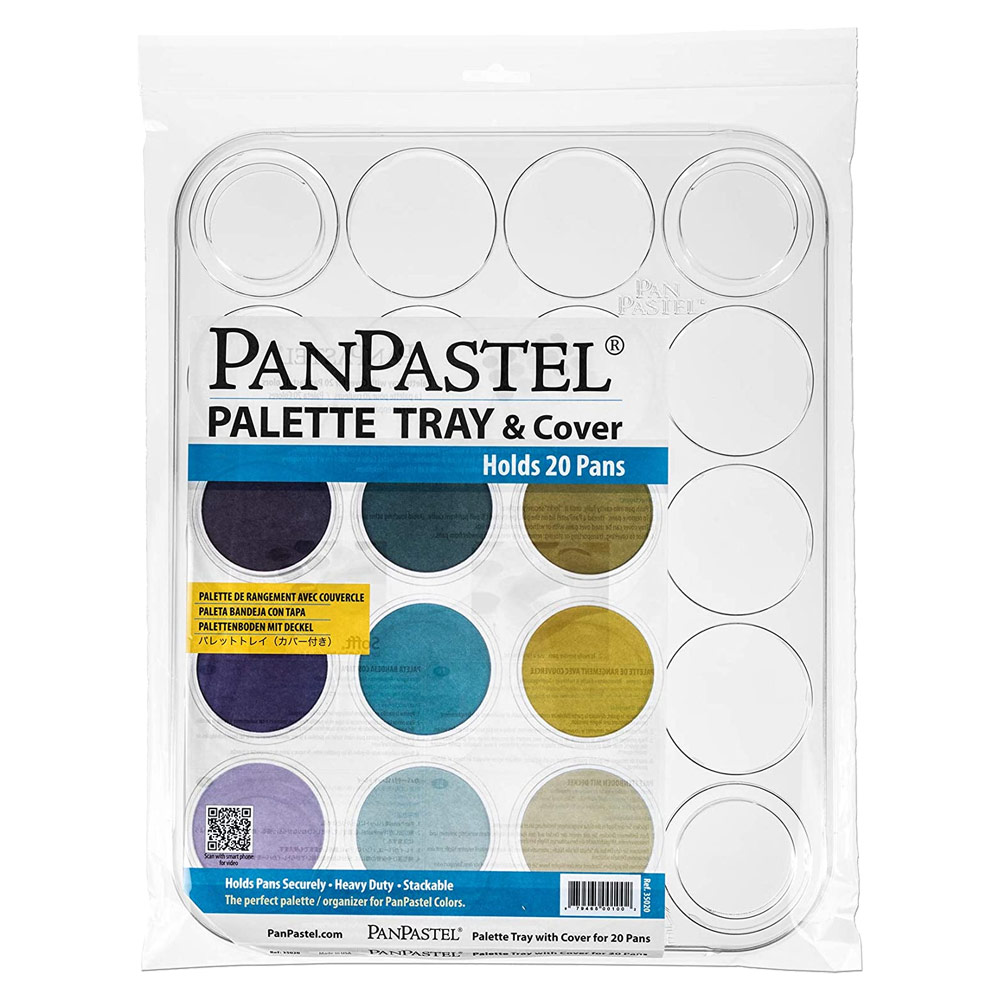 PanPastel 20 Color Palette Tray with Cover