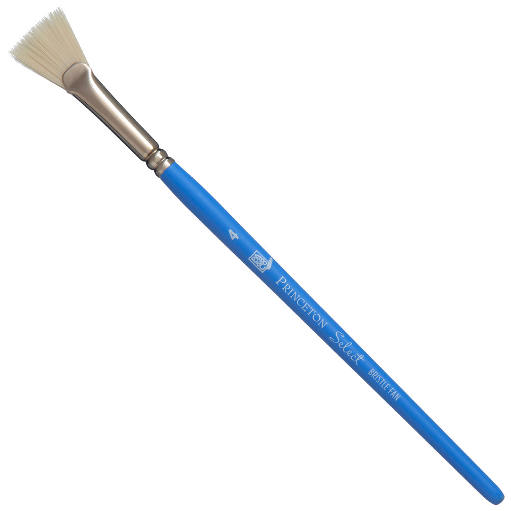 Princeton SELECT Synthetic Brush Series 3750 Bristle Fan #4