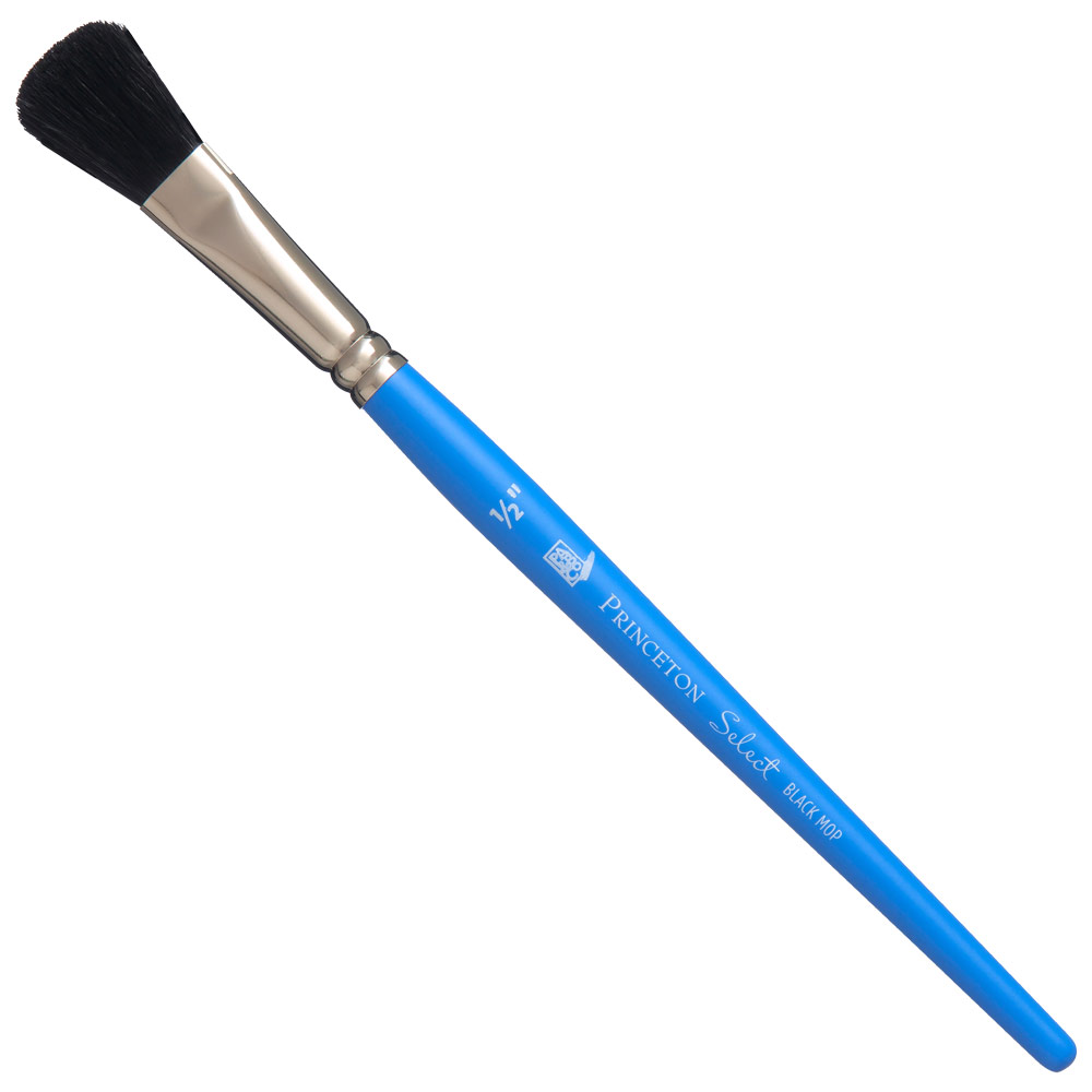 Princeton Select Artiste Synthetic Brush Series 3750 Black Mop 1/2"