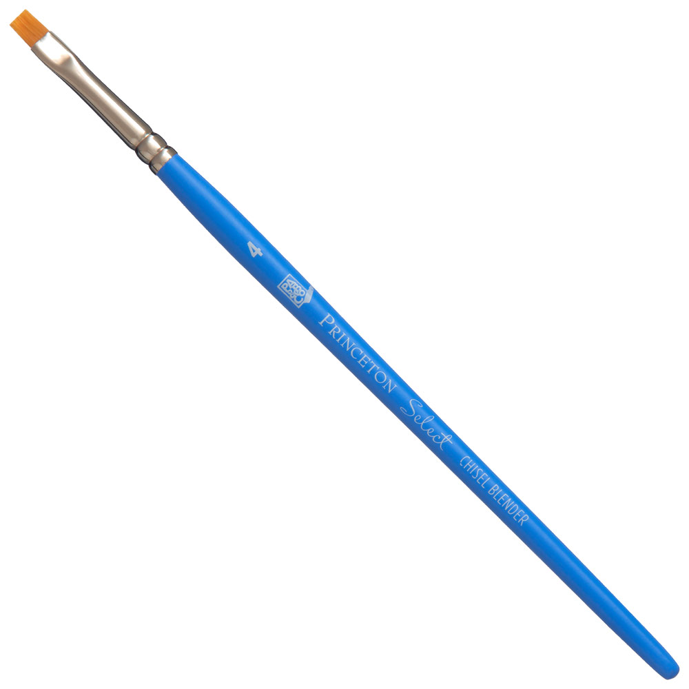 Princeton Select Artiste Synthetic Brush Series 3750 Chisel Blender #4