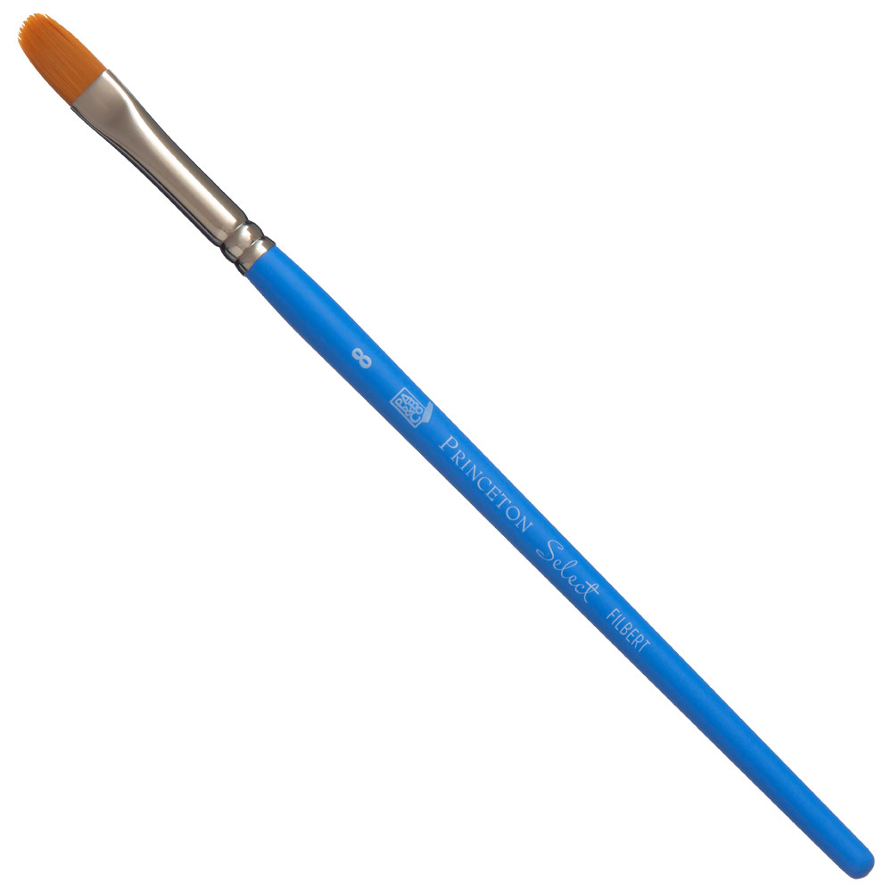 Princeton Select Artiste Synthetic Brush Series 3750 Filbert #8