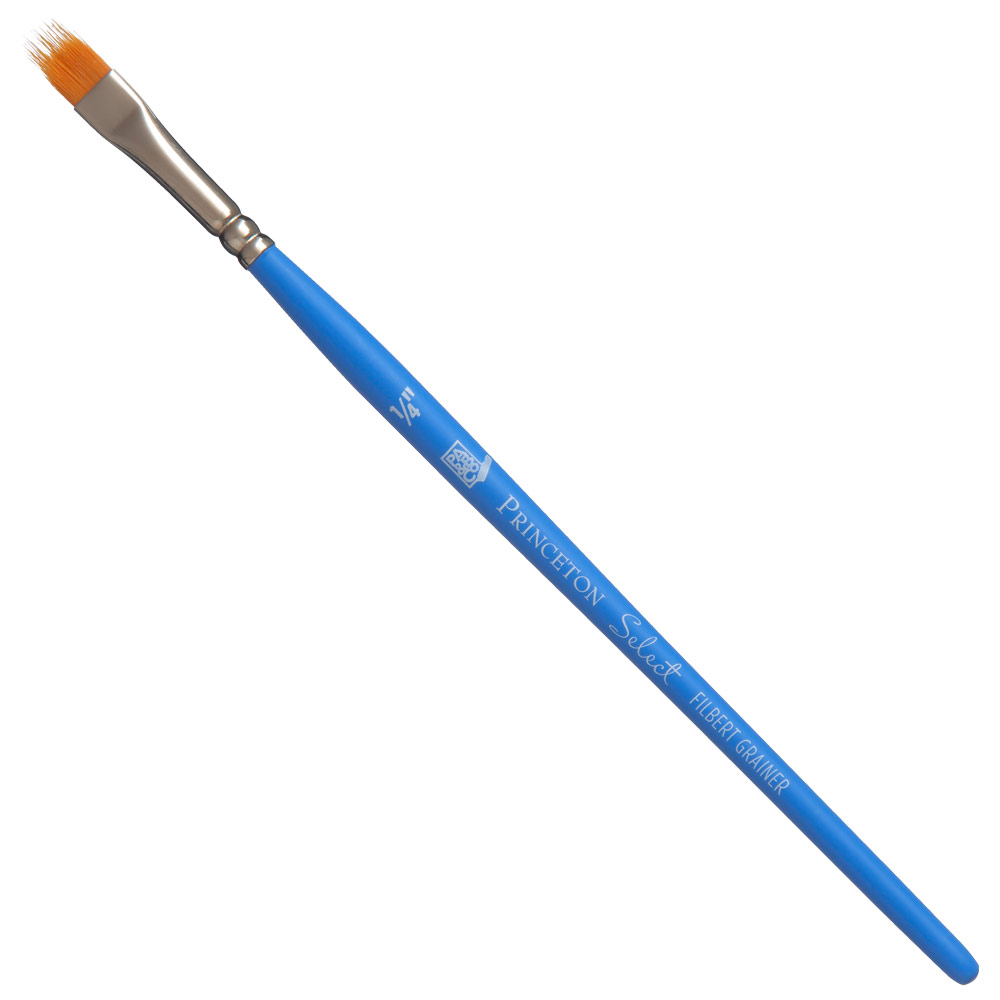 Princeton Select Artiste Synthetic Brush Series 3750 Filbert Grainer 1/4"
