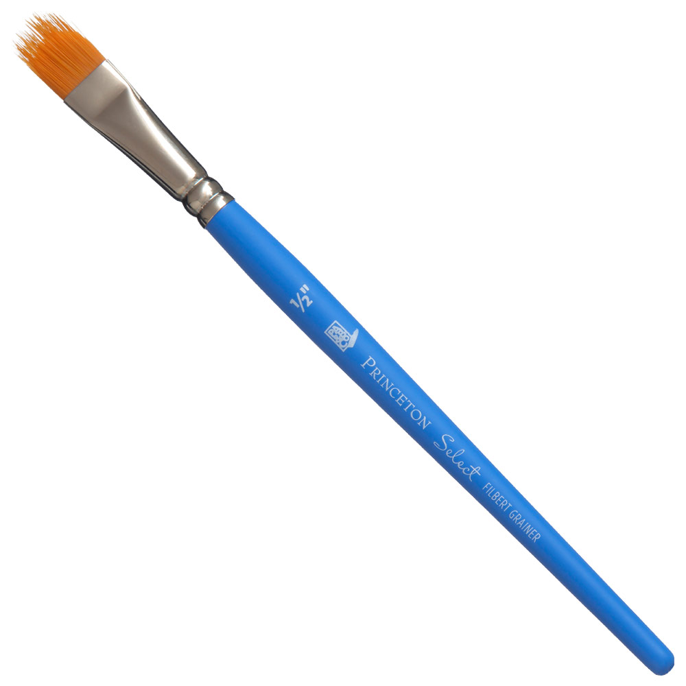 Princeton Select Artiste Synthetic Brush Series 3750 Filbert Grainer 1/2"