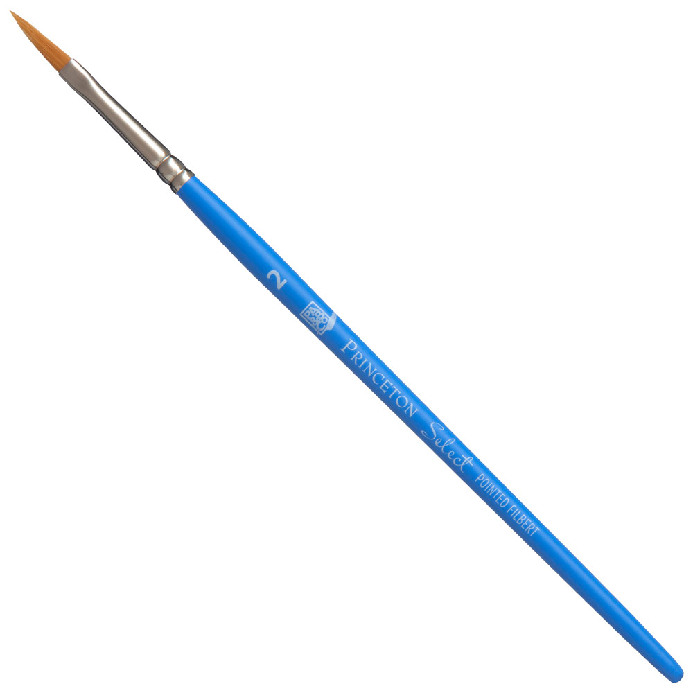 Princeton Select Artiste Synthetic Brush Series 3750 Pointed Filbert #2