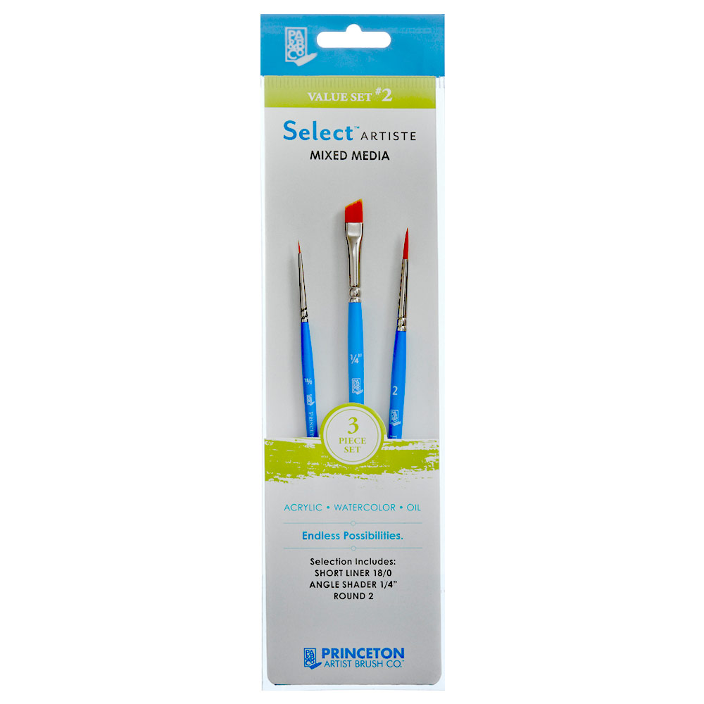 Princeton Select Artiste Synthetic Brush Series 3750 Value Set #2