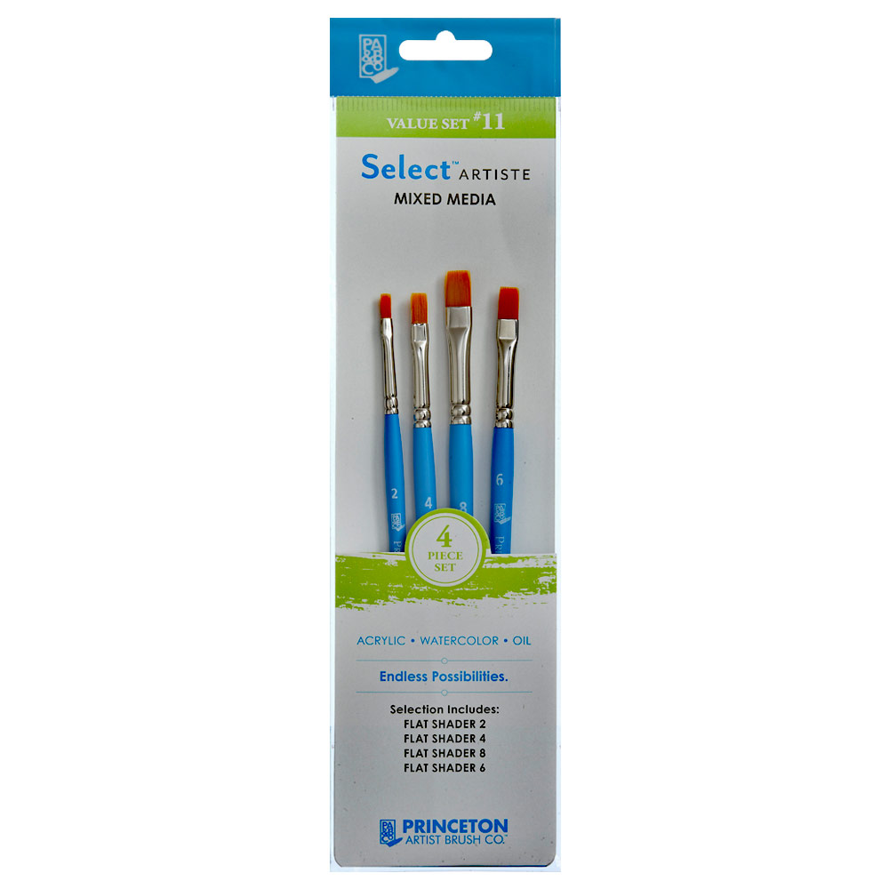 Princeton Select Artiste Synthetic Brush Series 3750 Value Set #11