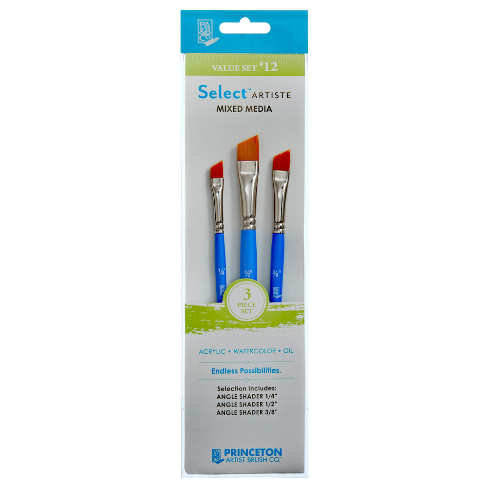 Princeton Select Artiste Synthetic Brush Series 3750 Value Set #12