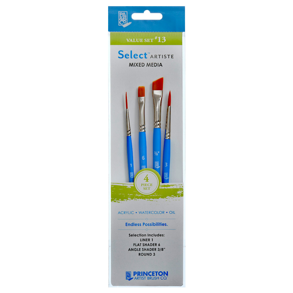 Princeton SELECT Synthetic Brush Series 3750 Value Set #13
