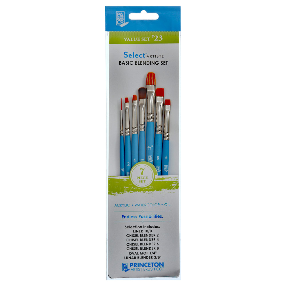 Princeton Select Artiste Synthetic Brush Series 3750 Value Set #23