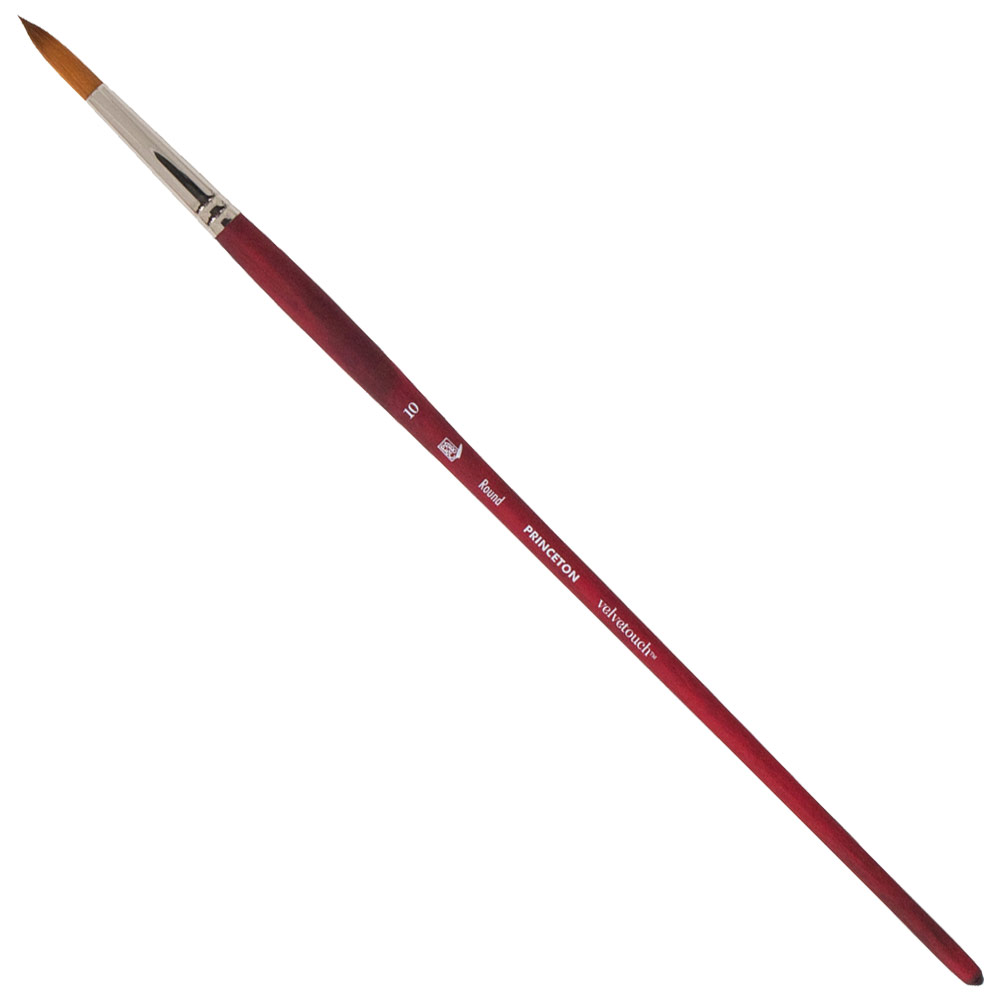 Princeton Velvetouch Synthetic Brush Series 3900 Round #10