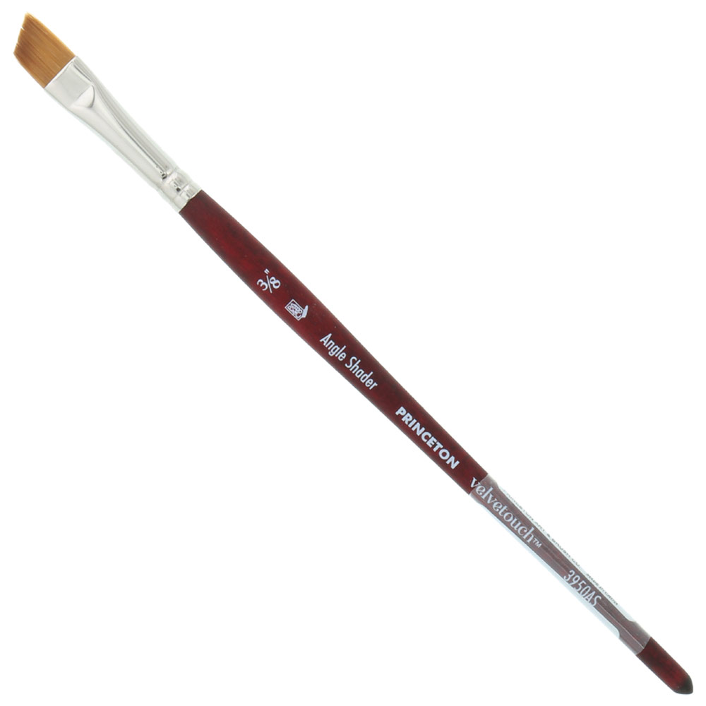 Princeton VELVETOUCH Synthetic Brush Series 3950 Angle Shader 3/8"