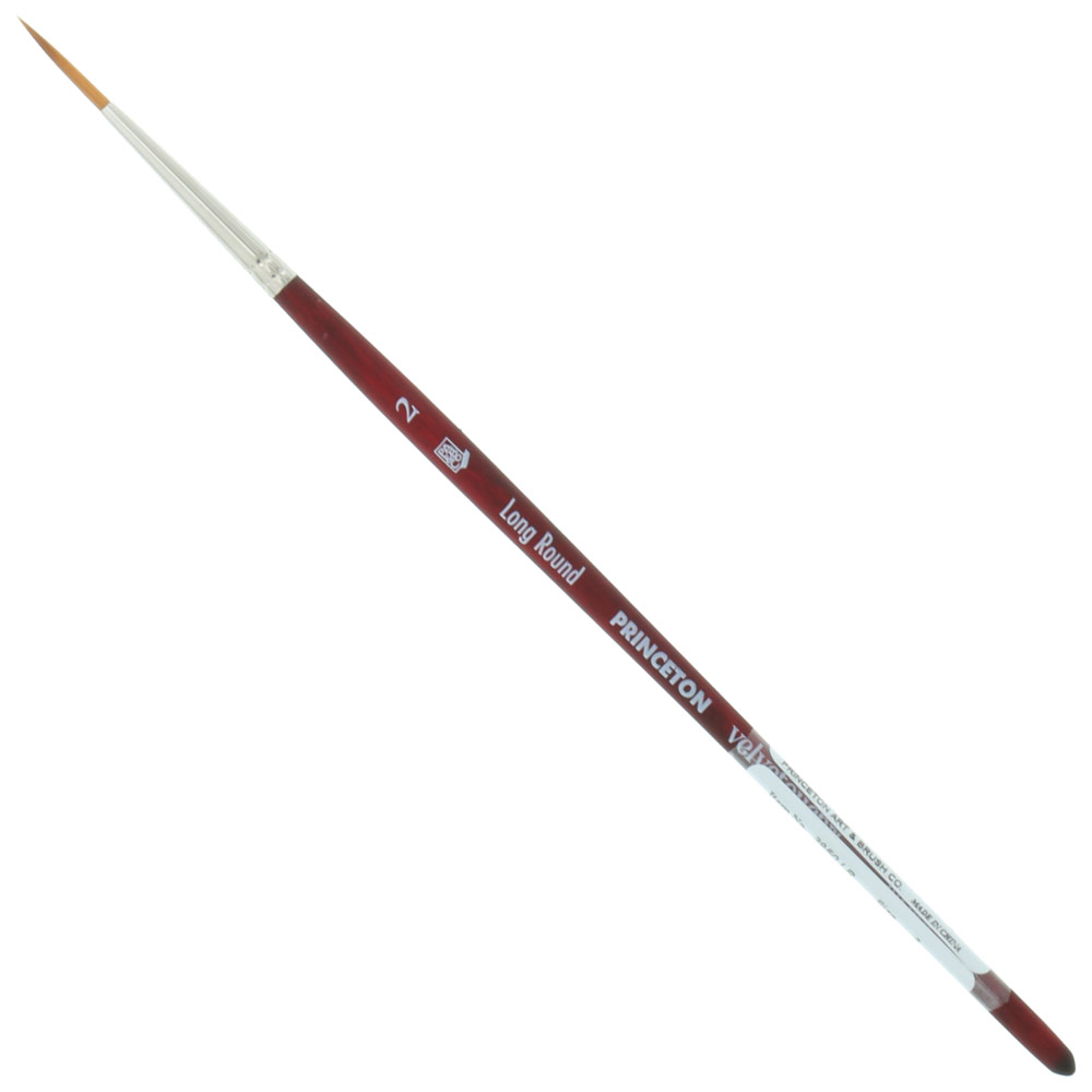 Princeton VELVETOUCH Synthetic Brush Series 3950 Long Round #2