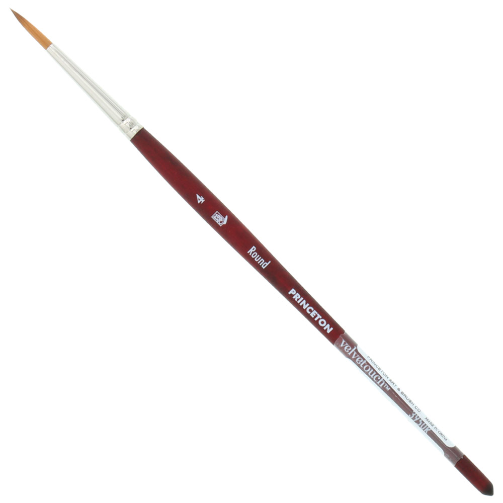 Princeton Velvetouch Synthetic Brush Series 3950 Round #4