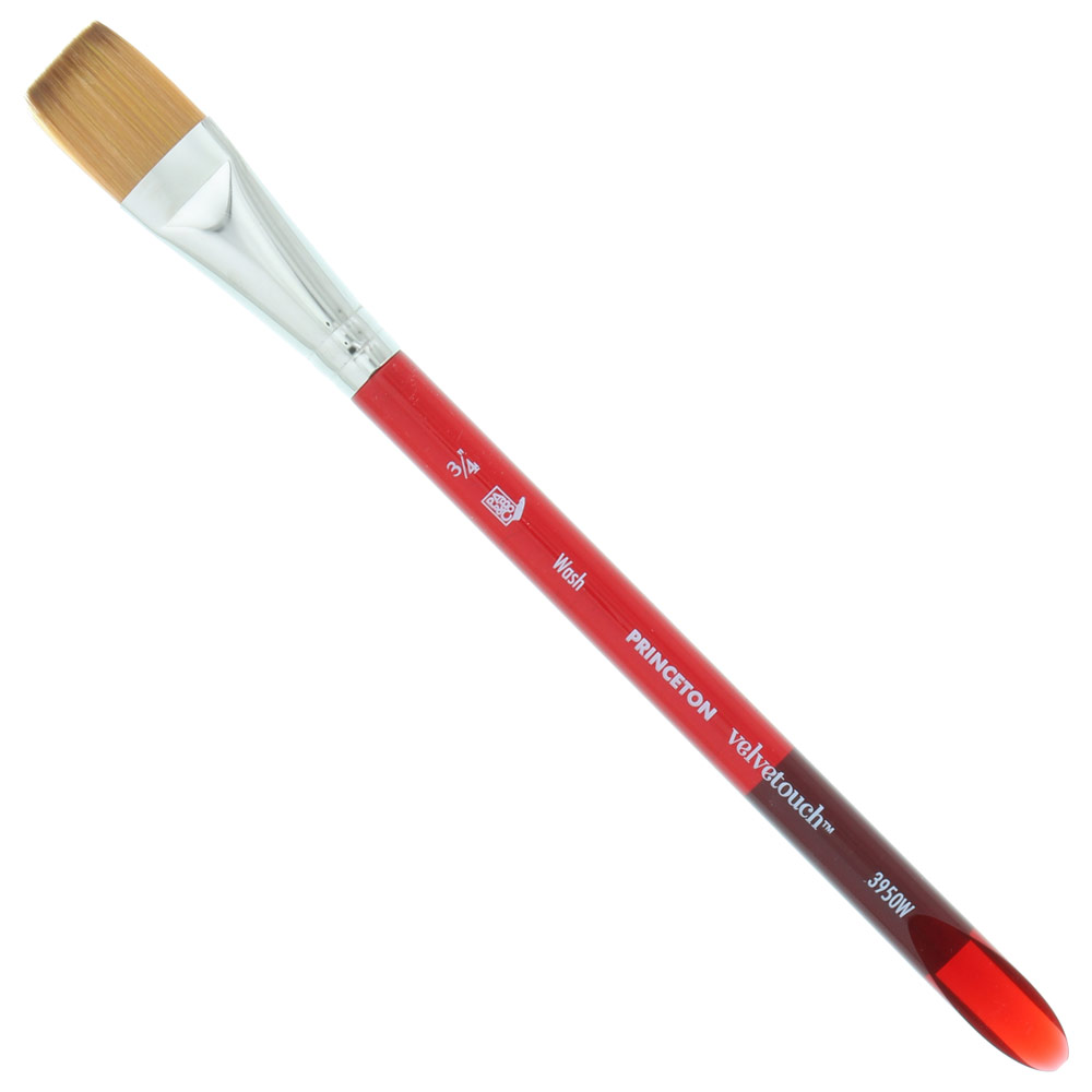 Princeton Velvetouch Synthetic Brush Series 3950 Wash 3/4"