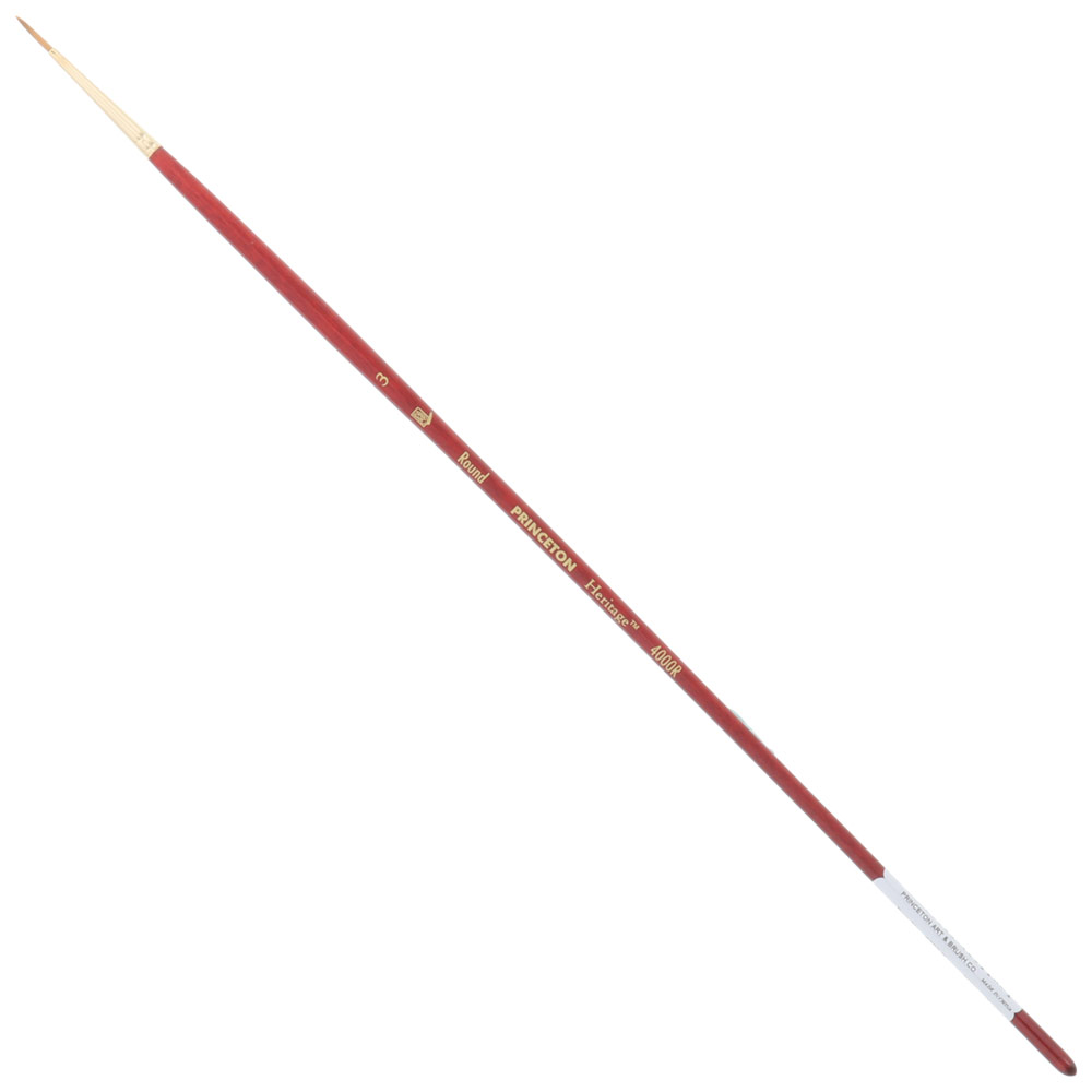 Princeton Heritage Synthetic Sable Brush Series 4000 Round #3