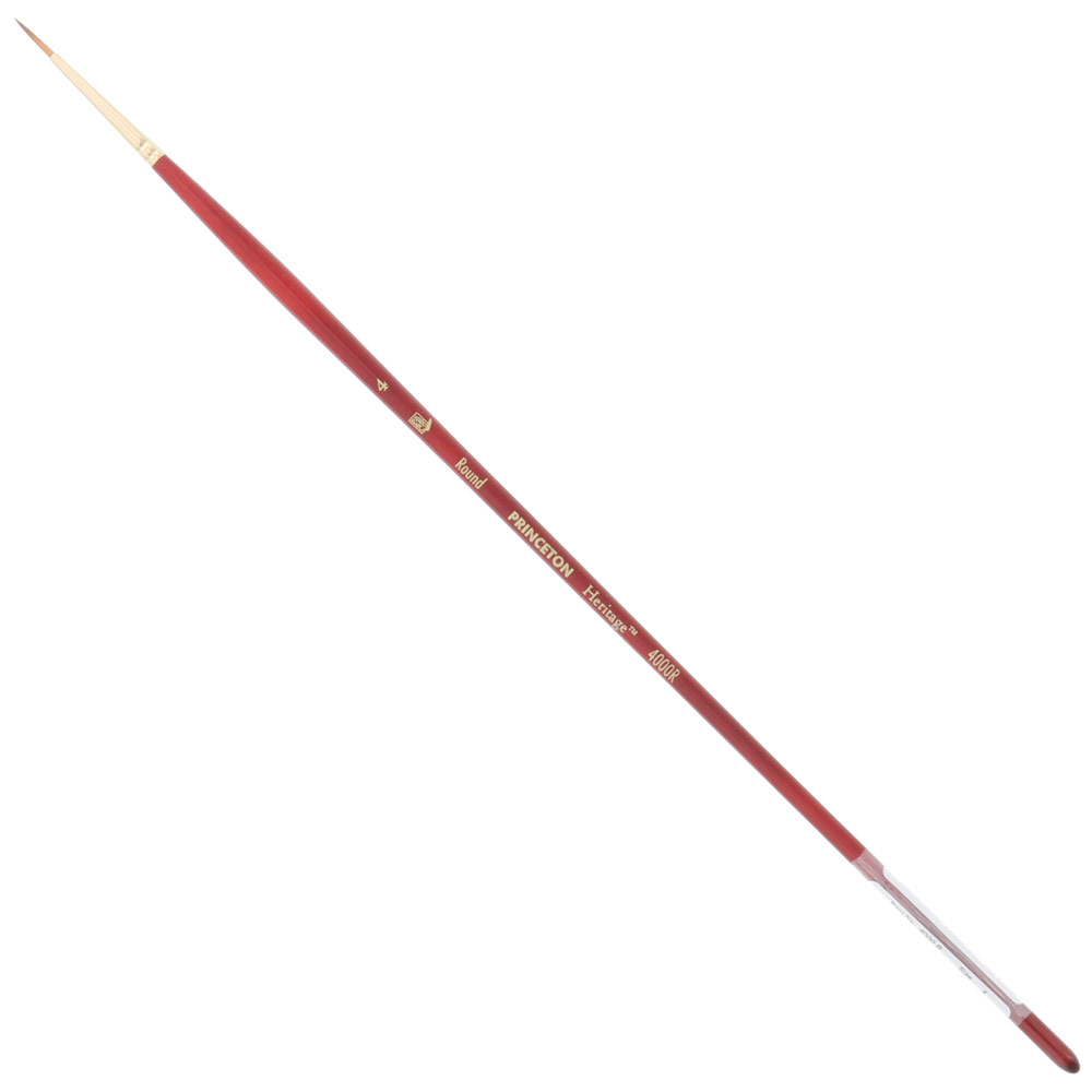 Princeton Heritage Synthetic Sable Brush Series 4000 Round #4