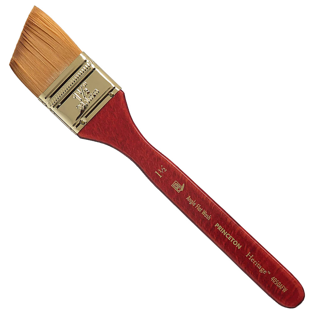Synthetic Sable Watercolor Brush Series 4050 - Angled Flat Wash 1.5"