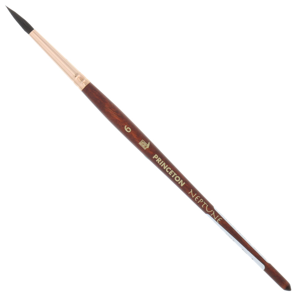 Princeton Neptune Synthetic Squirrel Brush Series 4750 Round #6
