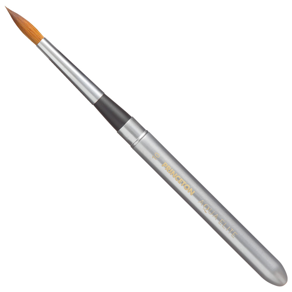Princeton Aqua Elite Synthetic Kolinsky Brush Series 4850 Travel Round #10